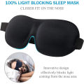 3D Contoured Sleep Mask Unisex Light Blocking Soft Eye Patch Breathable Skin-Friendly Sleeping Eye Mask For Nap Travel Yoga.