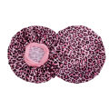 Women's Leopard Print Satin Sleep Bonnet Single-Layer Nightcap Hair Care Bedtime Routine Essential 1-Pack.