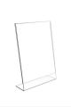 Customize Desktop QR code stand brochure stand Leaflet display stand for desktop 8"x6" Menu display. 