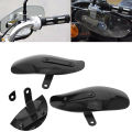 For Harley Honda Yamaha Suzuki Chopper Motorcycle Hand Guard Cold Wind Deflector Shield Hand Protector Shield Falling Protection. 