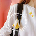 1-20 Pcs Unisex Bag Pendants Charms Plush Dolls Peeled Banana Cute Kawaii Sweet Trendy Bag Accessories Multifunctional Keychains.