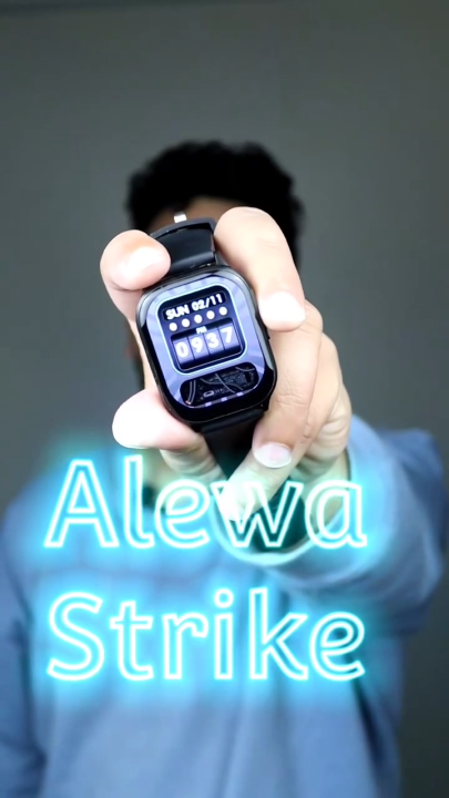 Alewa Strike Amoled Smart Watch 2.01" Large Display | Bluetooth Calling | IP67 WaterProof | Metal Body | Extra Strap | G-Sensor