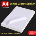 A4 sticker sheetsfor inkjet printer self adhesive. 