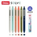 Oniso 0.5 ml mini fresh gel pen with clip 6 colors * refill * Japanese style oniso pen (blue gel pen)). 