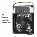 Portable 3 in 1 Fan with Air humidifier and having light of different types make your room Cool. 