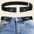 1pc Buckle-Free Belt For Jean Pants,Dresses,No Buckle Stretch Elastic Waist Belt For Women/Men,No Bulge,No Hassle Waist Belt. 