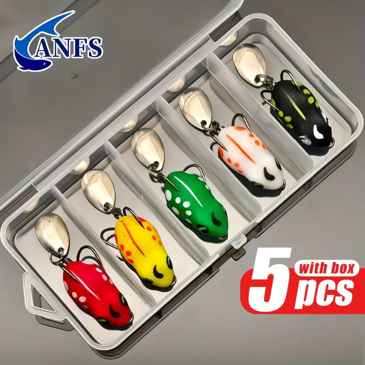 ANFS%205pcs%20Mini%20Frog%20Soft%20Bait-%20Artificial%20Lifelike%20Fishing%20Lures,%20Bionic%20Sequin%20for%20Freshwater%20and%20Saltwater%20Fishing%20-%20Image%203
