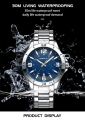 CRRJU 5003 new luxury fashion stainless steel imported waterproof quartz movement wrist-watche for men. 