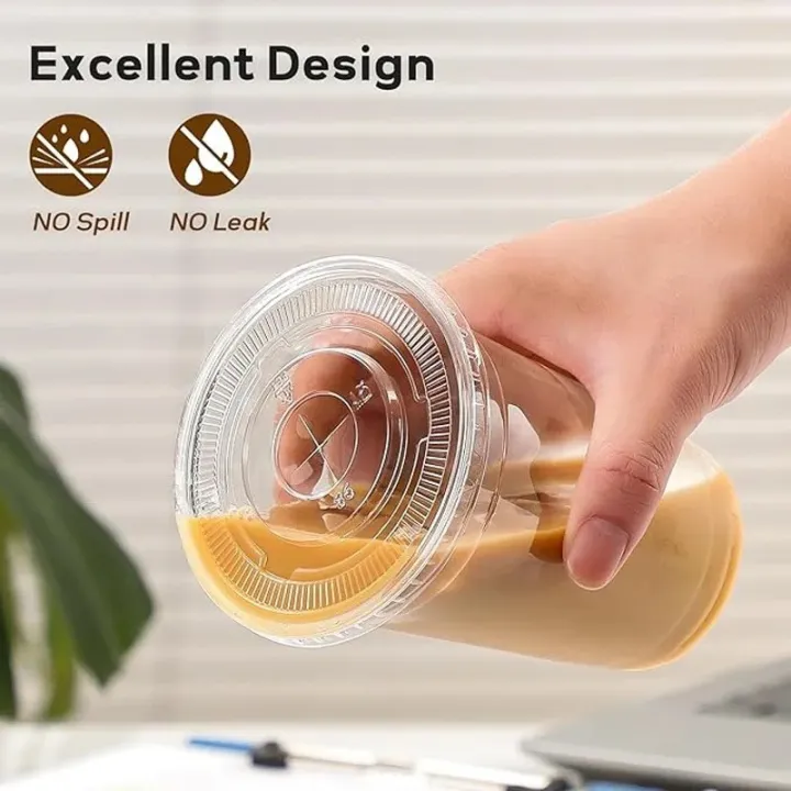 50%20Sets%20of%2012/16oz%20Transparent%20Plastic%20Cup%20with%20Cover%20Drink%20Cup%20Disposable%20Plastic%20Cup%20for%20Coffee%20Juice%20Picnic%20Party%20-%20Image%204