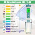7 in 1 Water Quality Tester Meter Pen Digital LCD PH / TDS / EC / ORP / TEMP / SG / Salinity Test Testing. 
