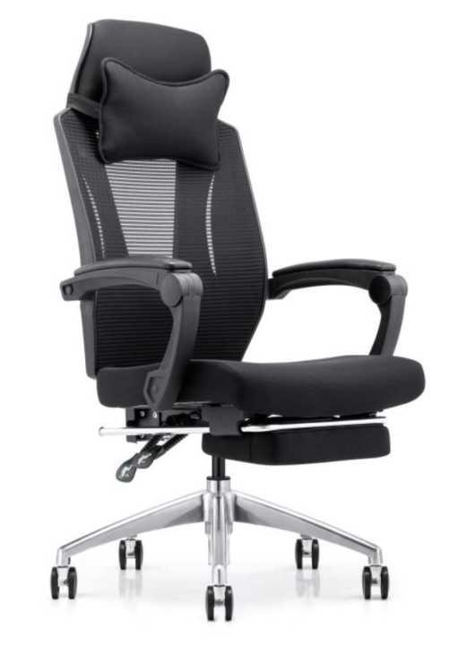 UMD Ergonomic Mesh Office Chair Computer Chair with Foot StoolRevolving ...