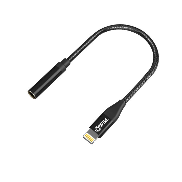 Owire type C to 3.5mm jack audio DAC Lightning to 3.5mm headphone adapter aux audio adapter