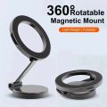Strong Magnetic Cell Phone Holder Car 360° Swivel Adjustable Back Sticker Holder for Magsafe IPhone 15   Universal. 