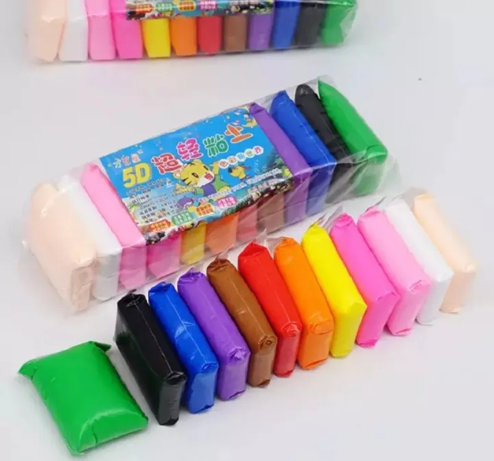12pcs-1pac%20DIY%20soft%20Super%20clay/craft%20ideas%20for%20your%20baby/kids%20-%20Image%203