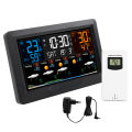 Humidity Meter Weather Forecast Indoor Outdoor Tuya WIFI Smart Weather Station Temperature Multifunctional Weather Alarm Clock. 