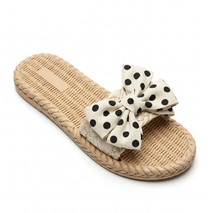 Stylish%20Women%E2%80%99s%20Flat%20Sandals%20%E2%80%93%20Soft%20Sole%20Polka%20Dot%20Design%20-%20Image%203