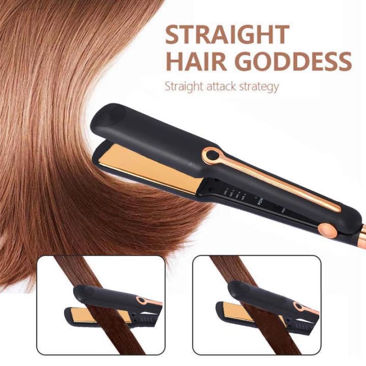 Hair%20Straightener%20Professional%20Ceramic%20Flat%20Iron%20Negative%20Ion%20Wide%20Plate%20Temperature%20Adjustable%20Straightening%20Iron%20-%20Image%204