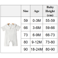 Baptism Clothes for Infant Boys Girls Soft Cotton Bodysuit 3-24 Months Baby First Christening Outfit Summer Toddler Suit. 