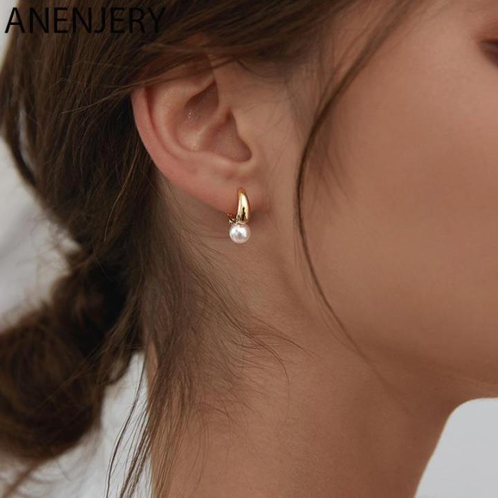 ANENJERY%20Imitation%20Pearl%20Hoop%20Earrings%20for%20Women%20Round%20Wedding%20Party%20Ear%20Jewelry%20Wholesale%20-%20Image%202