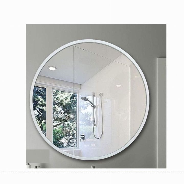 60%20x%2060%20cm%20Round%20Mirror%20White/Modern%20Bathroom%20Wall%20Mirror%20Extra%20Large%20Decorative%20Vanity%20Mirror,%20Entranceway,%20Lavatory,%20Living%20Room%20etc%20-%20Image%202