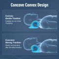 Eva Neck And Shoulder Relaxer, C-Shape Cervical Traction Device, Relax Spine Alignment, Chiropractic Pillow Stretcher Massager. 
