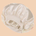 Satin Bonnet Silk Hair Bonnet for Sleeping, Soft Elastic Wide Band Sleep Cap for Curly Hair, Women Hair Care Night Head Cover. 