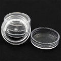 50/100/300pcs 5g Transparent Cosmetic Bottles Containers Pot Sample Clear Cream Jar For Nail Arts Small Clear Can Tin For Balm. 