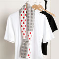 Luxury Brand Ribbon Silk Scarf 15*145cm Red Headband Neckerchief Foulard Hair Scarfs Neck Tie Lady Skinny Scarves Soft Satin. 