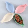 6PCS Wheat Straw Seasoning Dish Household Kitchen Creative Dipping Snack Dish Plastic Small Plate Tableware. 