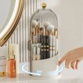 Makeup Brush Holder 360° Rotating Desktop Makeup Organizer Lipstick Eyebrow Pencil Containe. 