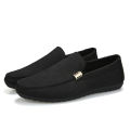 Men Casual Shoes Canvas Slip On Fashion Loafers for Male Luxury Dress Driving Shoes Formal Wedding Party Flats Plus Size. 