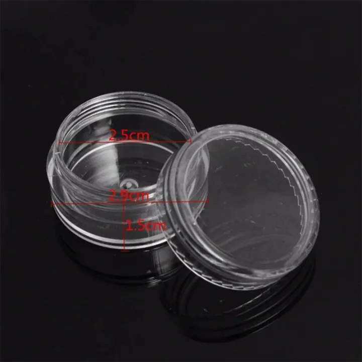 50/100/300pcs%205g%20Transparent%20Cosmetic%20Bottles%20Containers%20Pot%20Sample%20Clear%20Cream%20Jar%20For%20Nail%20Arts%20Small%20Clear%20Can%20Tin%20For%20Balm%20-%20Image%204
