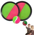 Throw and Catch Ball Game with Sticky Plates. 