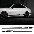 2PCS Car Stickers Auto Body Waterproof Decals for Mercedes Benz W204 W203 W205 W212 GLC CLA GLA AMG C180 C200 C300 C63 Coupe C43. 