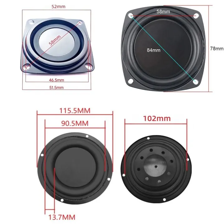 DIY%20Universal%20Woofer%20Radiator%202/3/4inch%20Black%20Bass%20Passive%20Speaker%20Low%20Frequency%20Loudspeaker%20-%20Image%206