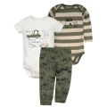 2026 Newborn Baby Clothes Set Soft Cotton Bodysuits+Pants 3Pcs/Lot Baby Boy Outfits InFant Cartoon Baby Clothing Set 6-24M.