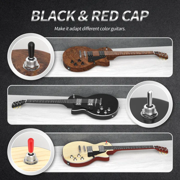 DaierTek%203%20Way%20Toggle%20Switch%20Guitar%20ON/ON/ON%206%20Pin%203%20Position%20Guitar%20Pickup%20Slector%20Toggle%20Switch%20DPDT%20with%20Red%20and%20Black%20Tips%20-%20Image%204