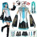 Cosplay Ensemble Complet En Cuir Argenté Tissu Costume  Cosplay Chapeaux Costume Tenue JK Robe De Marin Lycée Uniforme. 
