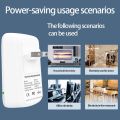 Green Energy-saving Electrical Socket Adapter Compatible with USA and Europe. 