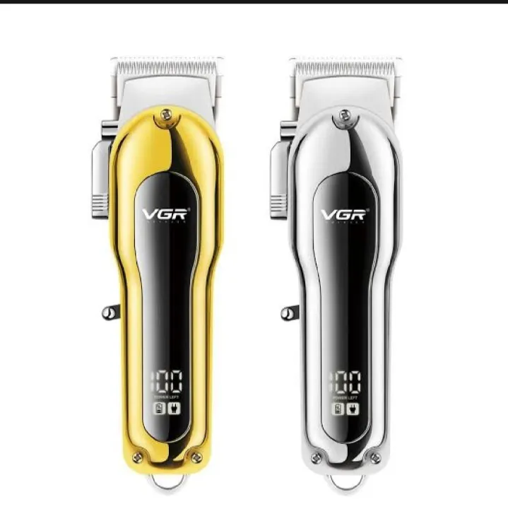VGR%20V-680%20Professional%20Salon%20series%20cordless%20Hair%20Clipper%20LED%20Display,%20Stainless%20steel%20Blades,%20USB%20Charging%20cable%204%20Guide%20Comb,%20Taper%20Lever%20Adjustments%20Runtime:%20200%20mins,%202000%20mAh%20Li-ion%20Battery,%20Gold%20%7C%20-%20Image%203