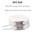 Original AF1 Shoelaces Combination White Flats laces and Shoe Decoration Suit Sneaker Shoelace Air Force one Shoes Accessories. 