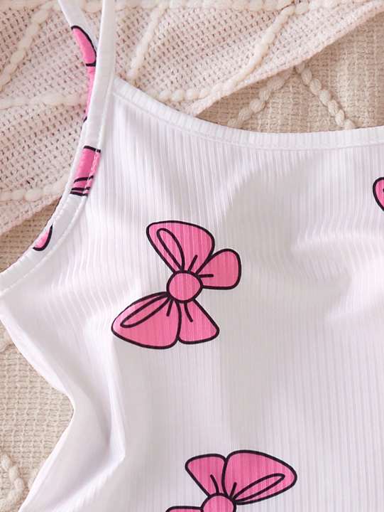 Summer%20collection%20of%20fashionable%20home%20clothes%20for%20girls,%20elegant%20and%20sweet%20bow%20camisole%20vest%20shorts%20for%20outdoor%20leisure.%20-%20Image%203