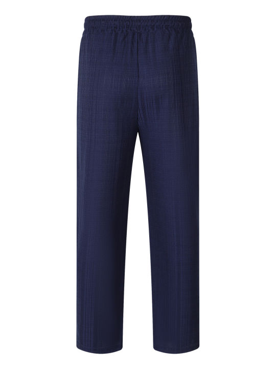 European%20and%20American%20New%20Men's%20Casual%20Suit%20Solid%20Color%20Stand%20Tie%20Pocket%20Polo%20Shirt+Casual%20Loose%20Pants%20Two-piece%20Set%20-%20Image%204
