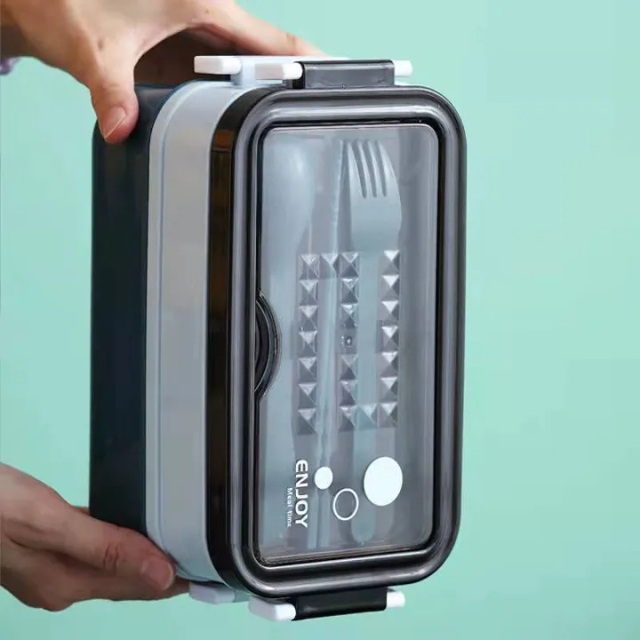 1pc%201400ml%20Double-layer%20Lunch%20Box%20Portable%20Compartment%20Food%20Box%20Microwave%20Lunch%20Box%20With%20Fork%20Chopsticks%20And%20Spoon%20Picnic%20Fresh%20-%20Image%206