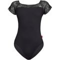 Women Ballet Leotards Dance Bodysuits Dance Wear Lace Short Sleeve Boat Neck Dance Clothes Gymnastics Leotards for Girls Adult. 