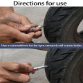 100PCS Wholesale Car Vacuum Tyre Repair Nail Tire Repair Tool Set Cars Truck  Tire Puncture Motorcycle Repair Glue Nails. 