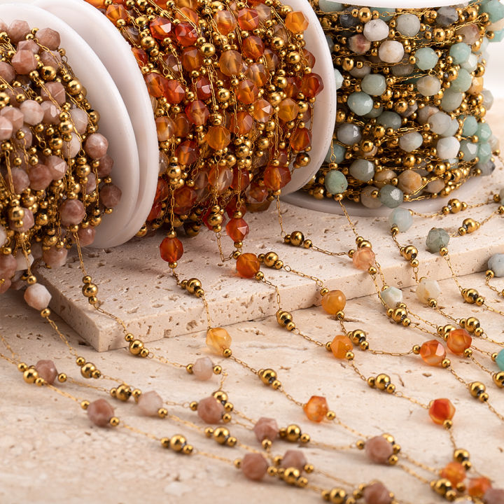 0.5%20Meter%201%20Meter%20Stainless%20Steel%20Irregular%20Stone%20Beaded%20Chain%20for%20DIY%20Boho%20Necklaces%20Handmade%20Bracelets%20Jewelry%20Making%20Supplies%20-%20Image%203