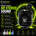 WKSHOP Air 31 Transparent Wireless Earbuds Bluetooth 5.3 TWS Earphones HD Bass Stereo Sound ENC Noise Reduction Gaming Handsfree Touch Control Long Battery Life Charging Case Low Latency Compatible with Android iOS Smartphones Music Ear Buds. 
