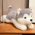 30/40CM Cute Husky Dog Plush Toy Stuffed Animal Soft Kawaii Lying Brown Pet Puppy Pillow Doll Toys for Xmas . 