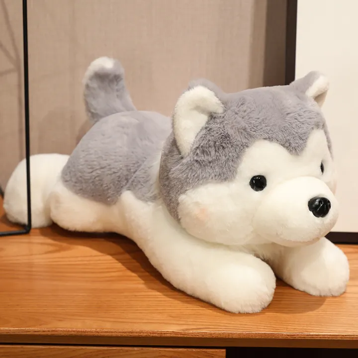 30/40CM%20Cute%20Husky%20Dog%20Plush%20Toy%20Stuffed%20Animal%20Soft%20Kawaii%20Lying%20Brown%20Pet%20Puppy%20Pillow%20Doll%20Toys%20for%20Xmas%20%20-%20Image%204